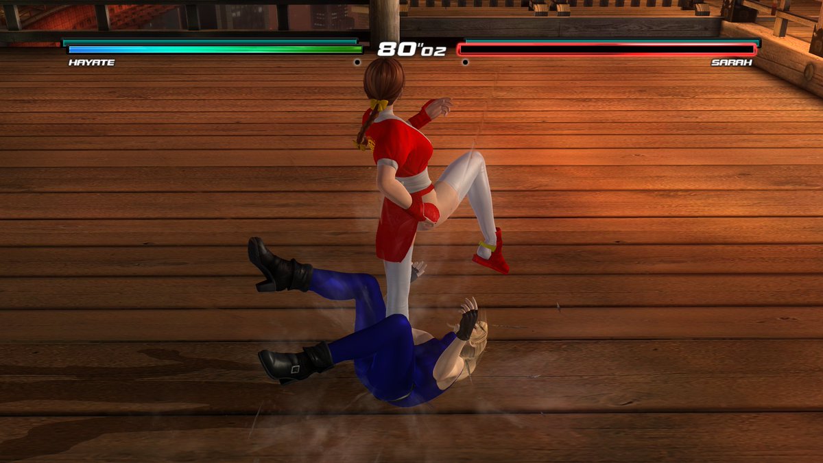 HonzoIbuki's tweet photo. Hayate and Kasumi battle it out against Jacky and Sarah Bryant while they have matching colored outfits! ๐จ๐ฅท๐ฅ๐ฉ๐ปโ๐ฆฐ๐ธ
#DeadorAlive #DeadorAlive5 #DOA5LR #Hayate #Kasumi #TagMatch #JackyBryant #SarahBryant #MatchingColors #TeamNinja #KoeiTecmo #FightingGame #Crossover https://t.co/RKUDdH8eKN