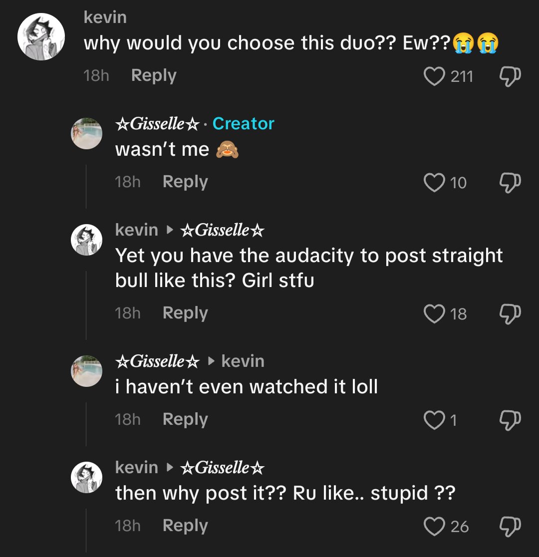 MemenoPlush's tweet photo. " The AkiHime community never gets harassed by the others in the CSM community, if anything it's the opposite "

....Meanwhile on Tiktok in the replies of a innocent and cute AkiHime post: https://t.co/gQwWSvfm83