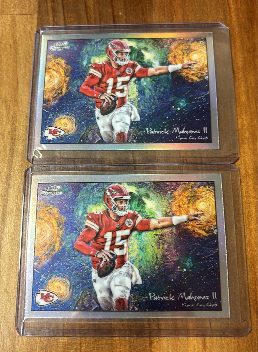 vdsportscards's tweet photo. Post 9 - #VDStacks

Patrick Mahomes Stars in the Night

$55 each

Take both for $100🫱🏻‍🫲🏼

*last comps attached

$5 Shipping | Free ship over $150

RT’s appreciated 🫱🏻‍🫲🏼 https://t.co/eBk86xQPJ9