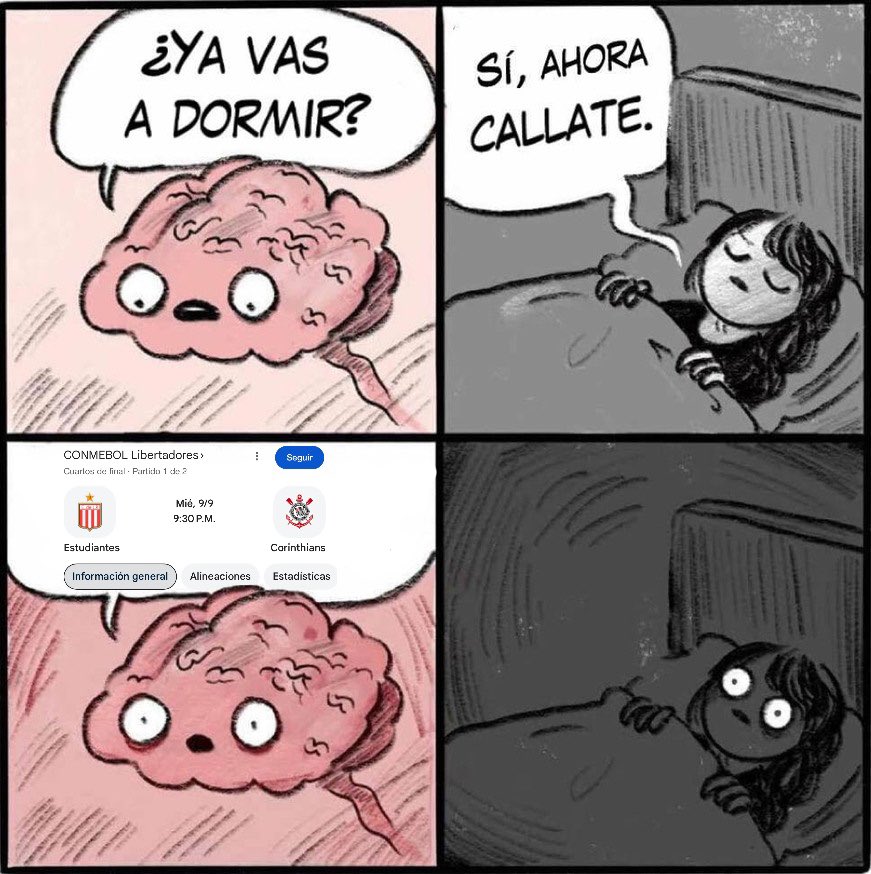 FabroLuna's tweet photo. ESTUDIANTES NO DUERME https://t.co/Awn08RFZBl