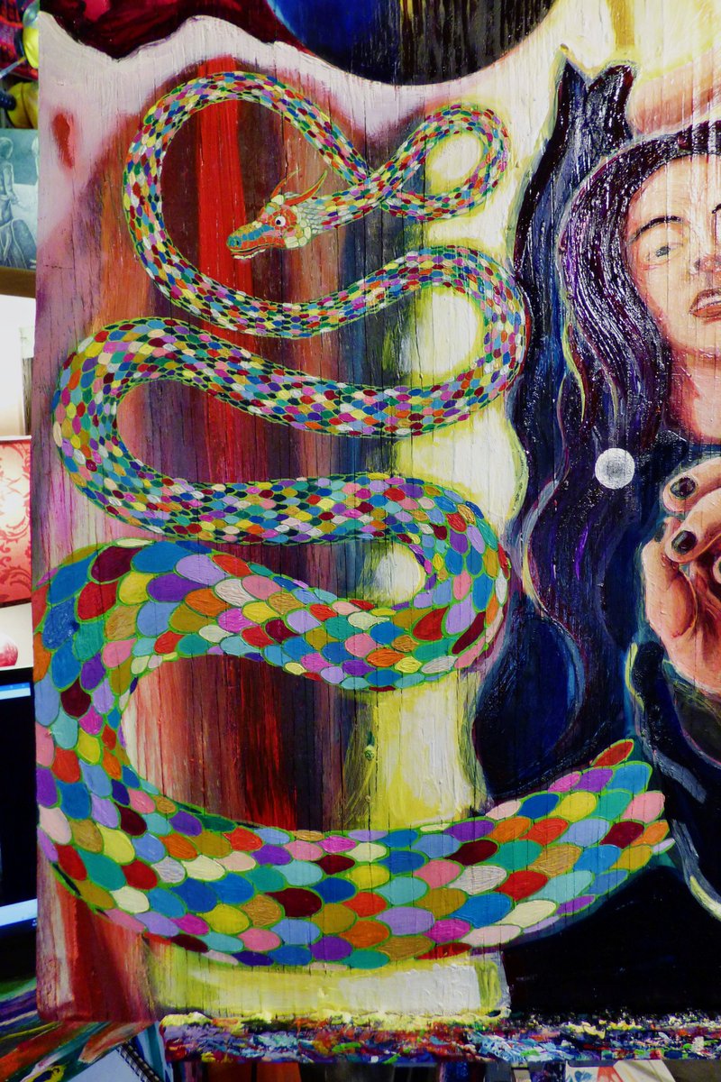 adamsturch42737's tweet photo. today at garage art working on oil painting, here we are. adam sturch 
https://t.co/qPbacStDJi https://t.co/IG3UjKeVlv