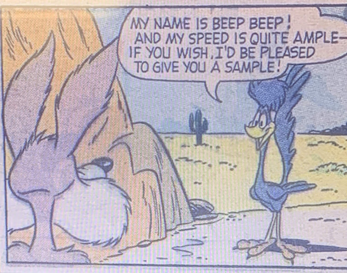 lily_lilyiscool's tweet photo. Deja vu 
#WileECoyte #roadrunner #LooneyTunes https://t.co/1bxo5dAYeR