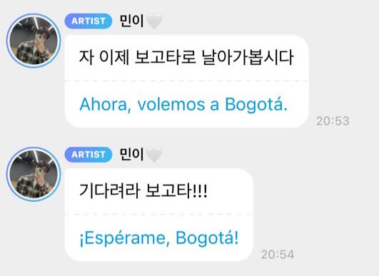 infostaycol's tweet photo. SEUNGMIN ENVIÓ MENSAJE SOBRE BOGOTÁ 😭 ya es completamente real chicas, a esperarlos 😭😭😭💓💓 https://t.co/nYyWexSNgq