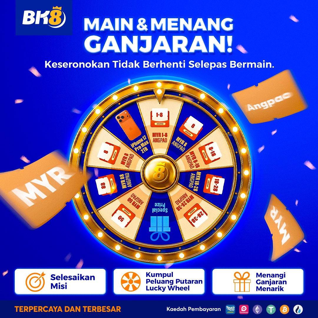 MalayGround's tweet photo. BK8 Malaysia

Main &amp; Menang Ganjaran! 🎡

Keseronokan tidak berhenti selepas bermain.

🎯 Selesaikan Misi

🎡 Kumpul Peluang Putaran Lucky Wheel

🎁 Menangi Ganjaran Menarik

https://t.co/6mwwtQiW51

Our Platform:
👉 FB: https://t.co/unca4scZ1x
👉 TG: https://t.co/afwJ8VXWE5 https://t.co/HizhP4c9eE