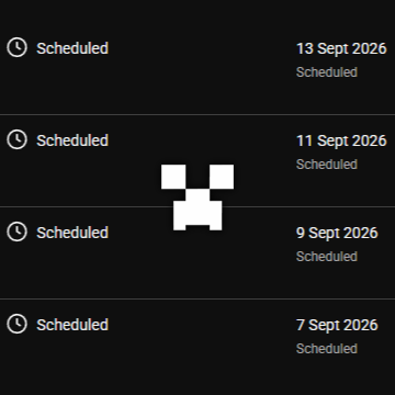 PythonGB's tweet photo. On holiday this coming week but I'm not letting you folks go without content! I've actually pre-recorded and uploaded a whole WEEK of content for you folks! The channel logo on each pic represents which channel that upload routine applies to 😀

Enjoy and I'll be back soon! ❤️🙂 https://t.co/0h6lHQPlPc