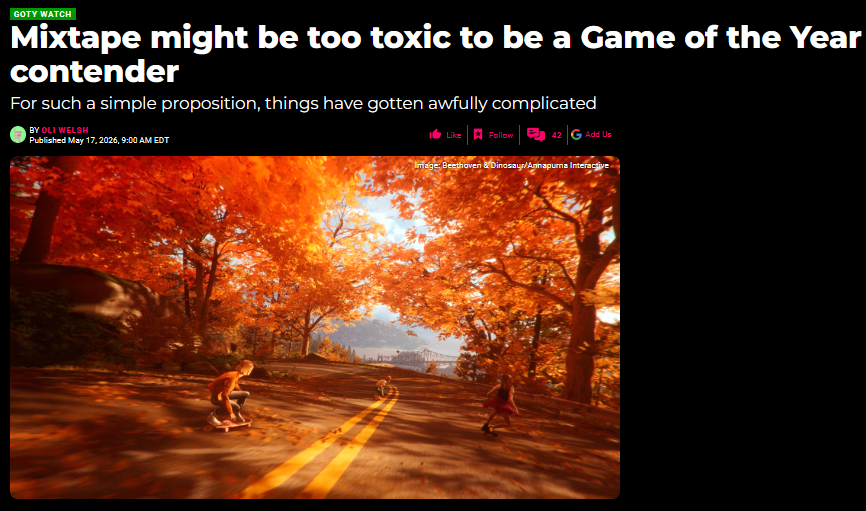 ALegendaryDrops's tweet photo. They're upset because people didn't like the only game they could beat. https://t.co/peemmLHjtm