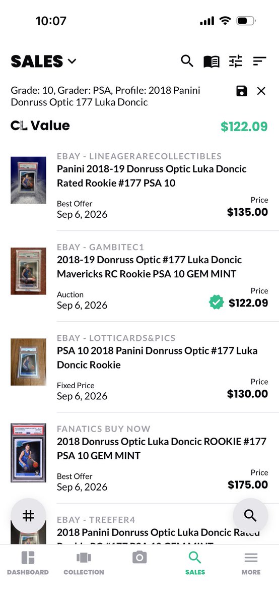 vdsportscards's tweet photo. Post 18 - #VDStacks

Luka Doncic Rated Rookie PSA 10

$130

*last comps attached - there was a $175 sale today 👀👀

$5 Shipping | Free ship over $150

RT’s appreciated 🫱🏻‍🫲🏼 https://t.co/DjkdNG3Xyw