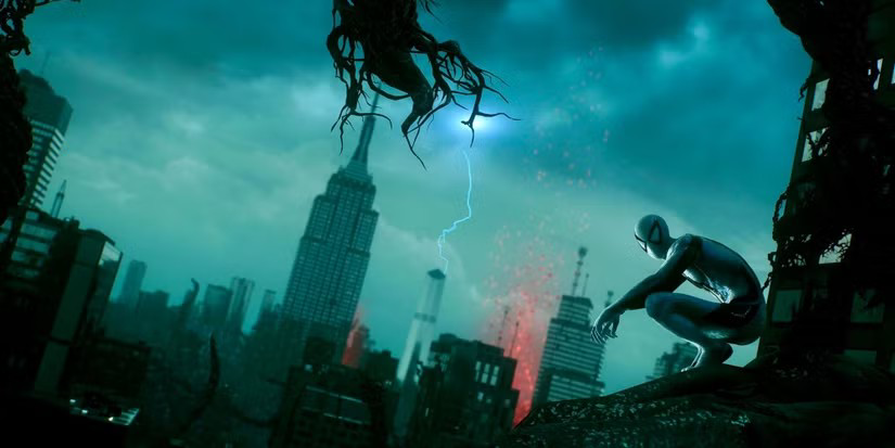 Godthunder200's tweet photo. @jaqqardak @SaneGamer @PaulTassi So, are we going to act as if Marvel's Spider-Man 2 doesn't look good, even though it has so many beautiful moments? https://t.co/Gy2N5FInaF