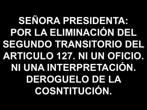 pcgomezf's tweet photo. Los Jubilados de Pemex y CFE le recuerdan a la Presidente su compromiso de resolver definitivamente la Restitución de Pensiones Ganadas 
Es necesario la eliminación del Articulo Segundo Transitorio de la Reforma Art 127
Alto a la violacion de Derechos Patrimoniales Adquiridos https://t.co/oQiSV2Aweu