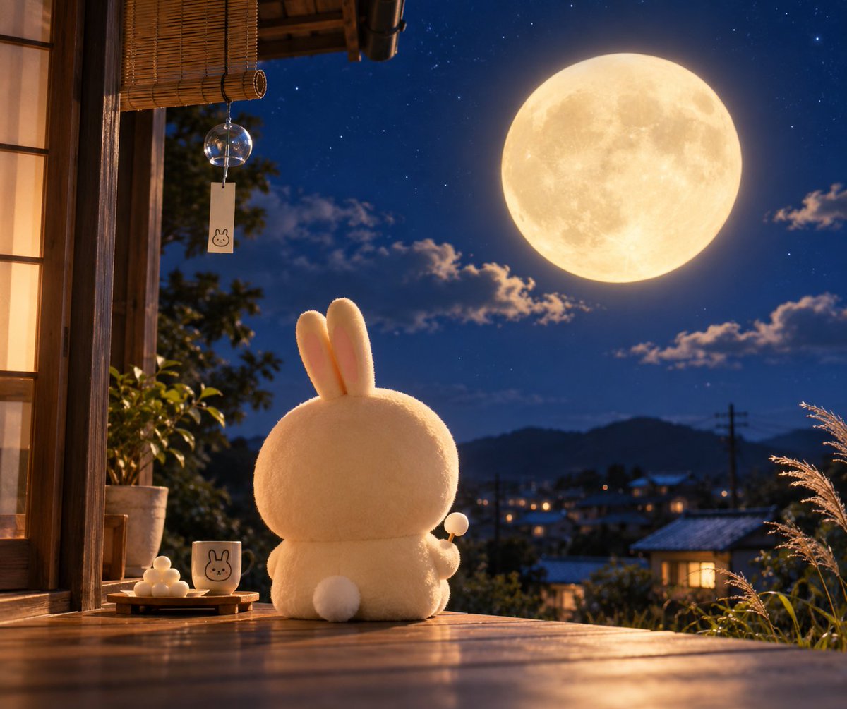 chochouranaisi's tweet photo. 月とうさぎ https://t.co/DAcgGLcLdg