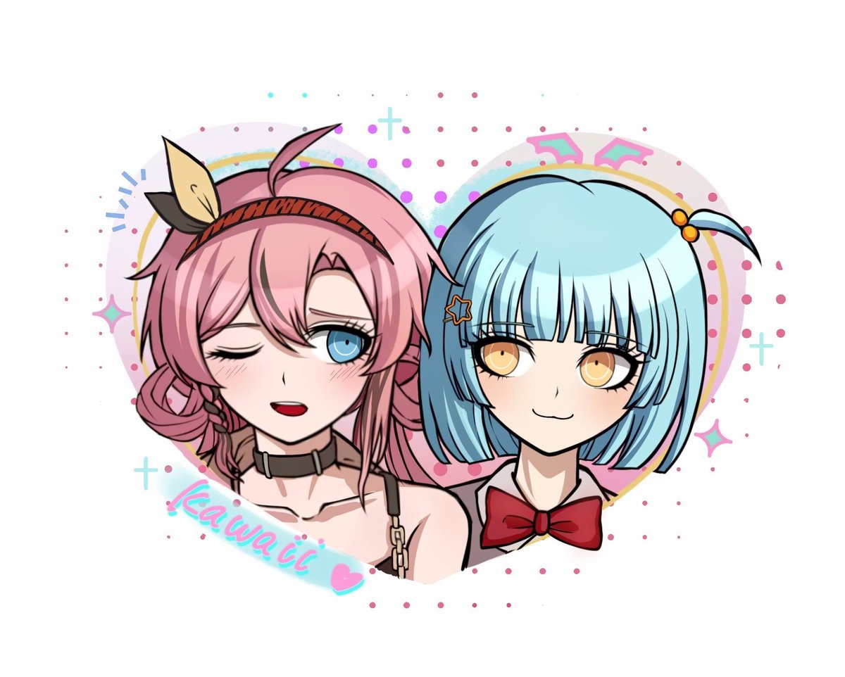 syukukagen's tweet photo. #danganronpa #danganronpa2 #oc 
🥰🥰🩷 https://t.co/p3PomM3hSI