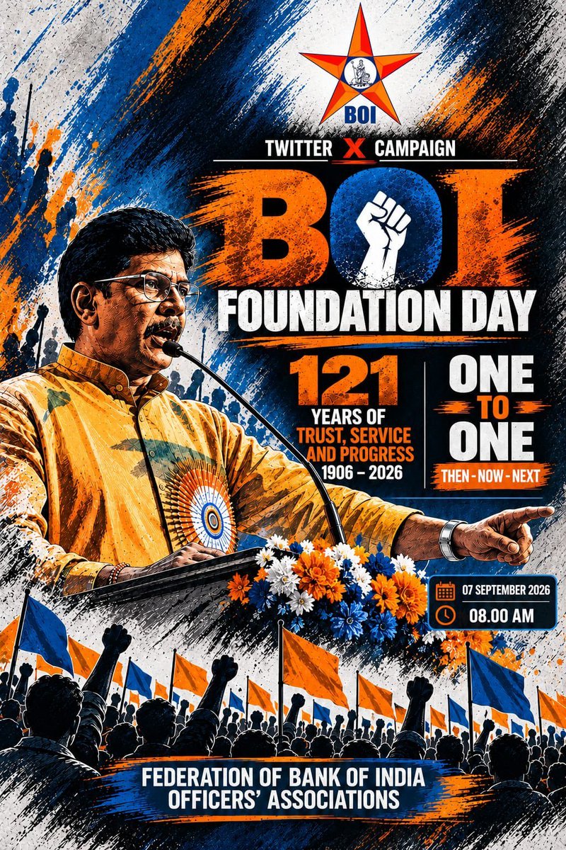 Sayan090187's tweet photo. @sanjaybpi @BankofIndia_IN #BOI4NationSince1906 
#FBOIOA
#BOI https://t.co/irTkbjS9qe