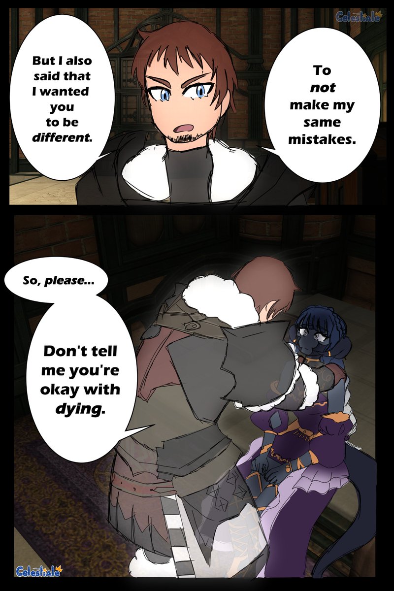 celestia_le's tweet photo. SHADOWBRINGERS SPOILERS //
Words you've said.
#ffxiv #ff14 #wolbert https://t.co/B4zjYGev6Y
