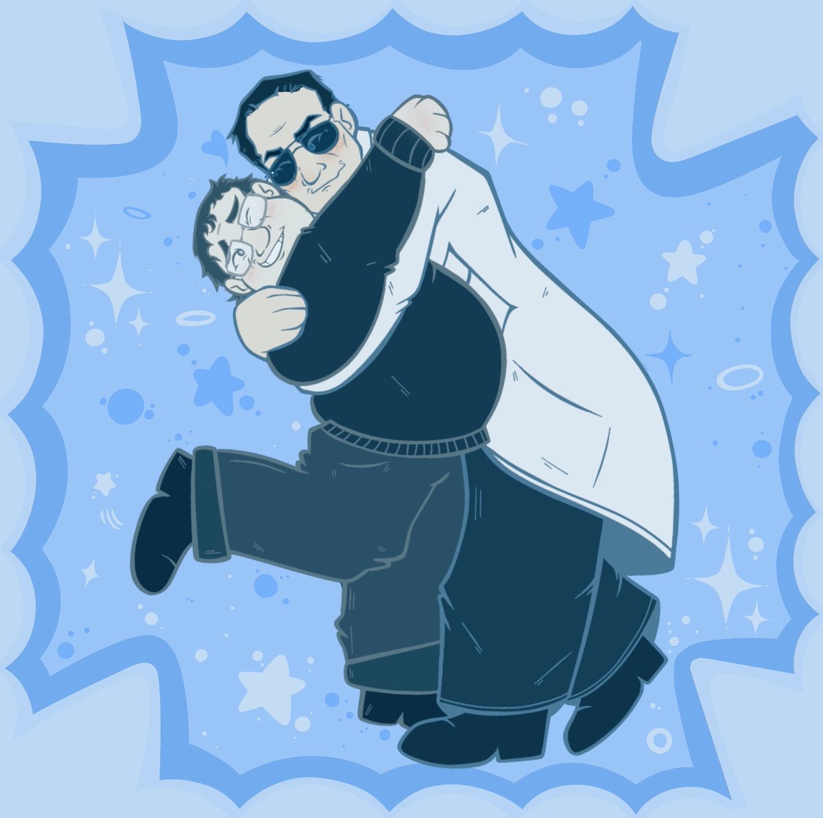 scaryhillbilly's tweet photo. ❄️🌙 “Du bist so schön wie der Winterhimmel” ☁️

Made a sequel to Dwight and Bill’s little piece I did in this style. Hope y’all enjoy. (˵• ̀⩊•́˵)

@LaurenceRHarvey 
#art #digitalart #TheHumanCentipede #horror #horrorart https://t.co/VsHO0IVQSo