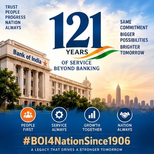 Akaashk55's tweet photo. A strong nation needs a bank that can reach the last mile — and the last click.
Bank of India has grown from ledgers to core banking, ATMs, UPI, and digital services, so progress is not limited to cities.
Technology in the service of Bharat.
#BOI4NationSince1906
#FBOIOA https://t.co/p2Tm2zL2RD