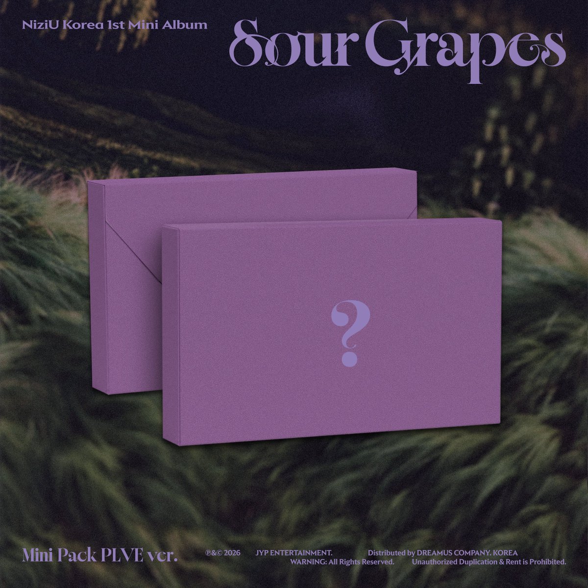 Ktown4u_main's tweet photo. 니쥬 (NiziU) - 한국 미니앨범 1집 [Sour Grapes]
#케타포 예약 판매 안내 💿

❤️Sniper Ver.
💚Sour Grapes Ver.
💜Mini Pack PLVE Ver.
🤍Grape Charm Ver.

* Global : https://t.co/bvwmtGwR2H
* KR : https://t.co/XtOjxT8Jqc
* JP : https://t.co/tIJZB7qVx9
* CN : https://t.co/4LZXKk2pSX

#NiziU #니쥬
#SourGrapes
#NiziU_SourGrapes