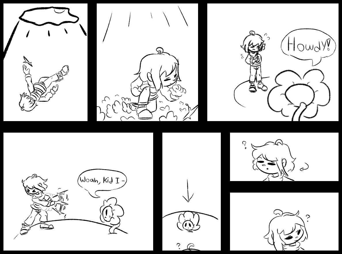 hollythemoth's tweet photo. Undertale comic im making. It's my own AU called Fellunder, i wont say much to keep it spoiler free

#undertale #comic #undertale_AU https://t.co/NkIMy5S8b8