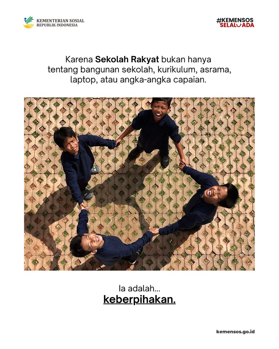 srt33tnj's tweet photo. #SelaluAdaKabarBaik #KemensosSelaluAda #SekolahRakyat https://t.co/tqRBDBuDm4