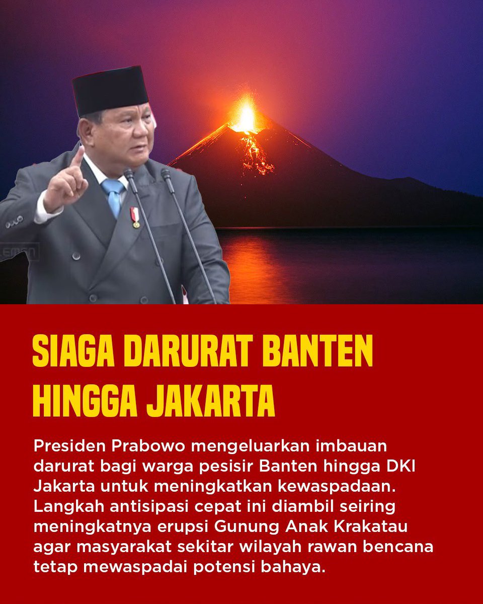 MailIsmail0e's tweet photo. Siaga darurat Banten hingga Jakarta
#PemerintahTanggapBencana
Imbauan Darurat Presiden https://t.co/U3qPgKKdDE