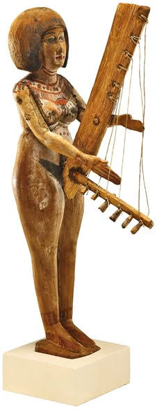 SubRosaMagick's tweet photo. More than 100 string instruments have been discovered in ancient Egyptian tombs from the New Kingdom alone. Paintings and wooden models (first image) in burial chambers depict musicians playing harps, lutes, and lyres. In the so-called Tomb of the Harps, archaeologists found fragments of four cedar angular harps—this was an exciting new musical innovation in Egypt.
link in comments
#AncientEgypt #MusicDiscovery
