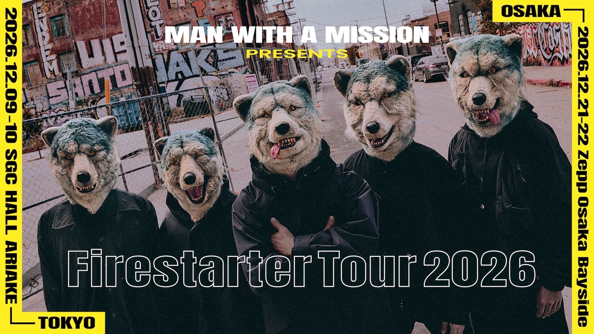 mwaminfo в X: „💥TICKET INFO💥 「MAN WITH A MISSION Presents