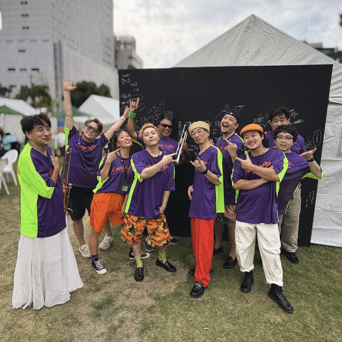 DrShirane's tweet photo. ファンキーバンマス、竹内朋康パイセンの地元
福井での
ONE PARK FESTIVAL 2026
ありがとうございました！

すげぇ良い空気のフェスだったな〜🙌
#ENDRECHERI #堂本剛 https://t.co/SbVB0D6FNz
