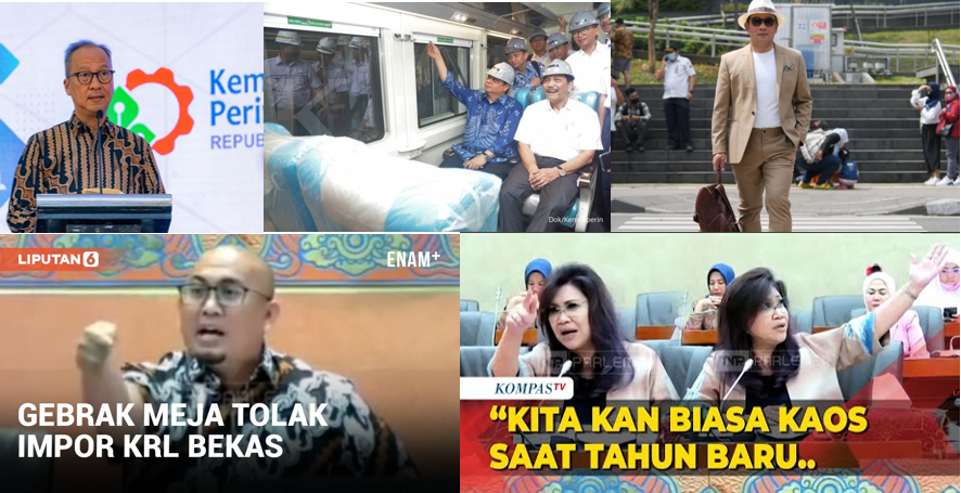 Outstandjing's tweet photo. Jangan lupa muka-muka ini di tengah kegagalan rangkaian kereta INKA 

Agus Gumiwang, saat itu menperin
Airlangga dan Luhut, menko ekonomi dan menko investasi

Ridwan Kamil, gubernur Jabar yg warganya paling terdampak kurangnya KRL tapi sibuk bikin konten

Dan para anggota dewan yg sok galak tapi tidak tahu apa-apa tentang kebutuhan rakyat