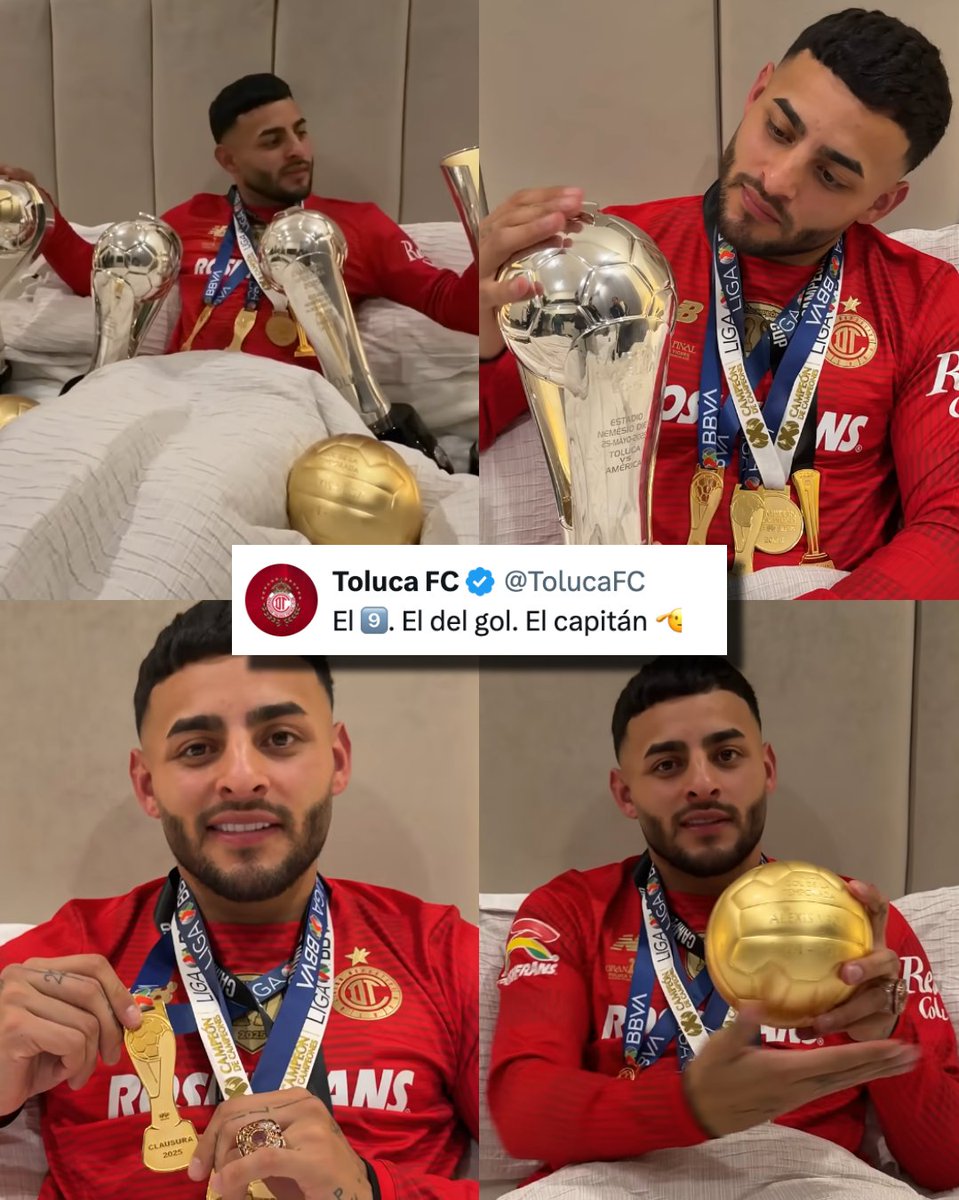 InvictosSomos's tweet photo. ¡¡LO DE ALEXIS VEGA EN FINALES CON EL TOLUCA ES HISTORIA PURA!!

➤ Final Clausura 2025 de la Liga MX: gol y asistencia ante América.
➤ Final Apertura 2025 de la Liga MX: marcó sus dos penales en la tanda decisiva ante Tigres (incluido el penal del título).
➤ Final Campeones Cup 2025: asistencia ante LA Galaxy.
➤ Final del Campeón de Campeones 2025: asistencia ante el América. 
➤ Final del Campeón de Campeones 2026: gol ante Cruz Azul.
➤ Final de la Leagues Cup 2026: gol ante Rayados.

Y no marcó diferencia en la final de la Concachampions porque no la jugó.

LEYENDA TOTAL DE LOS DIABLOS ROJOS.