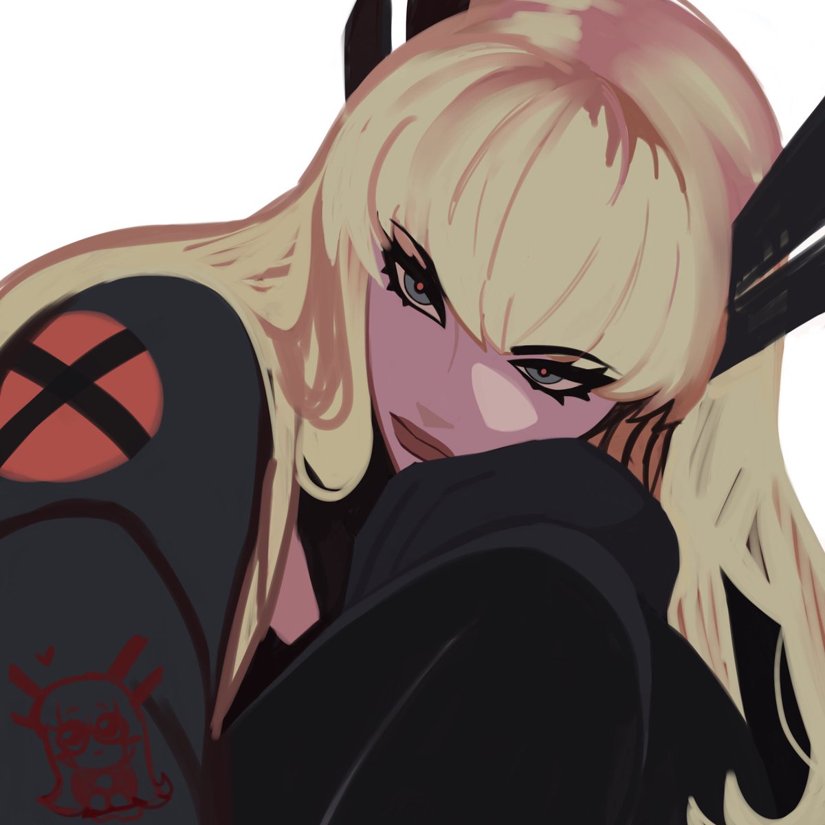 devilcheeze's tweet photo. i actually ended up not liking this pose and scrapping it so here’s the new idea so far as i work on it 

#magik #mychud https://t.co/nzvuwEr8Ab