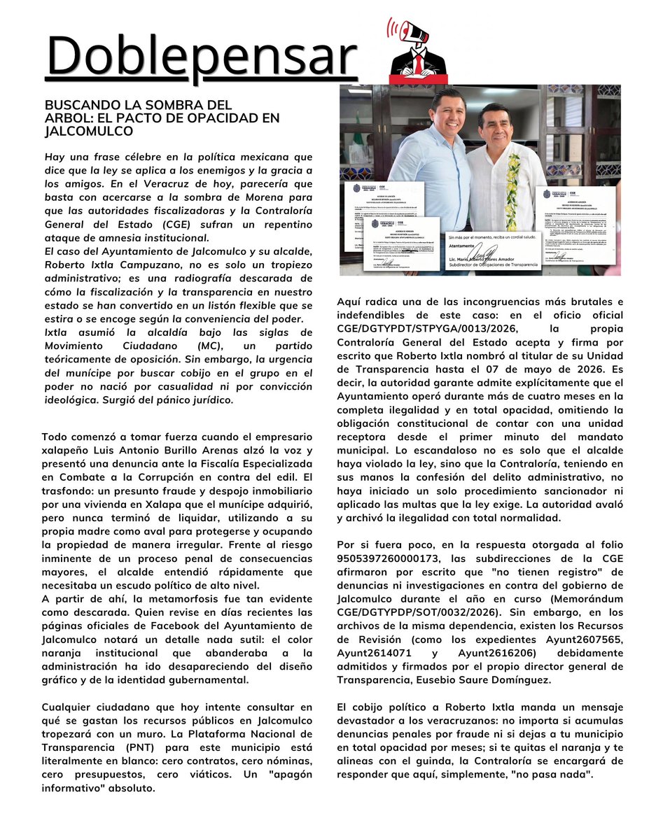 rkrd621365's tweet photo. #editorial #opinion #Jalcomulco #Veracruz #Opacidad #transparencia #Morena #MovimientoCiudadano https://t.co/MLWyOW6wj1