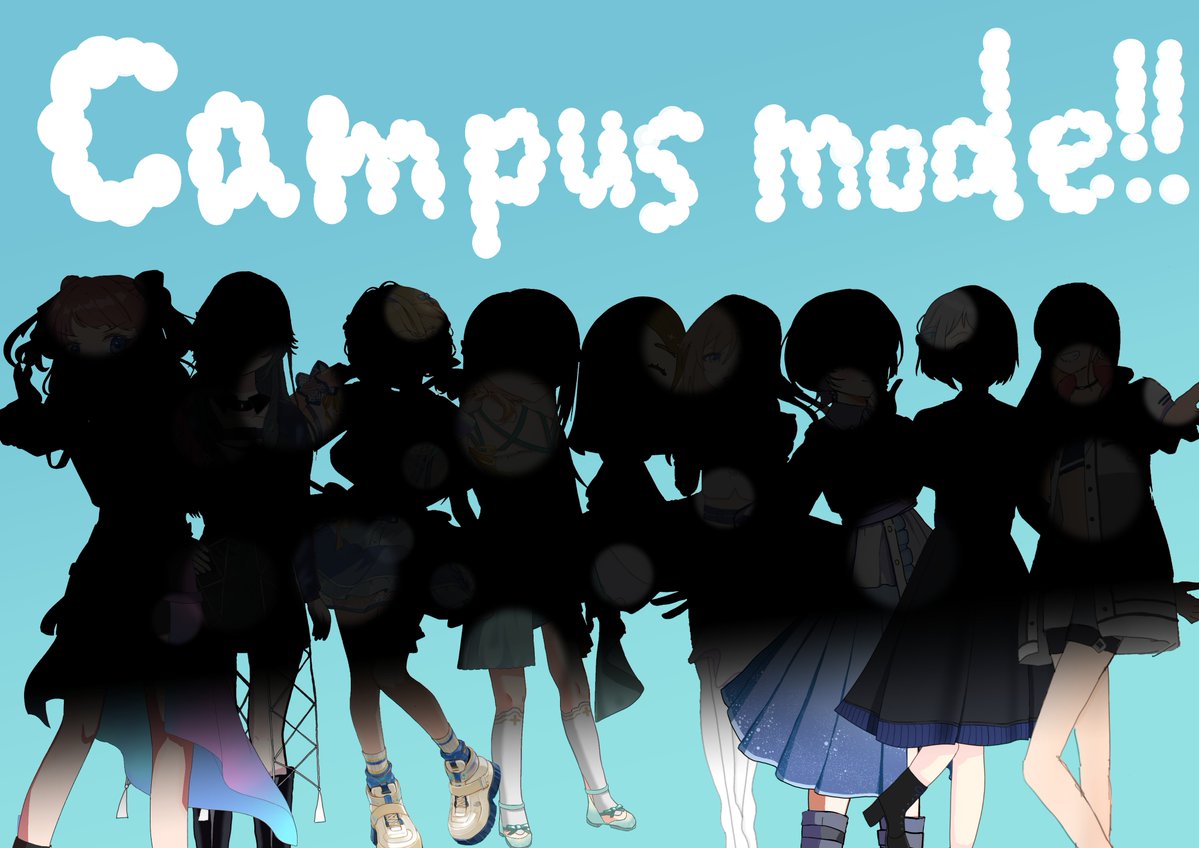 HoseiMediaWave's tweet photo. 🌻【夏番発作品紹介】🎨  

合作MV「【合作MV】Campus mode!!」  

〈制作者コメント〉
みんなでCampus mode!!のMVやりたいなと雑に呟いたら、代表がメンバーを集めてきて怖かったです。よろしくお願いします。

 #私は私のニュアンスカラー https://t.co/TIQcqYLPBU