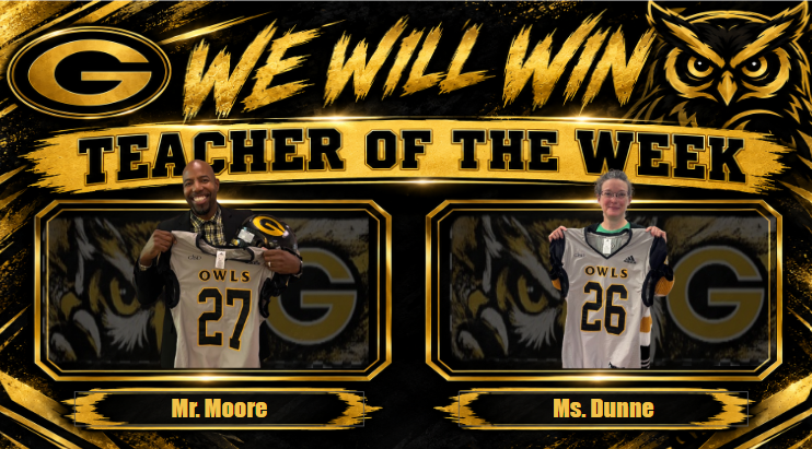 Kelvinperry11's tweet photo. I want to thank all the wonderful teachers who support students all over the world. A special thanks to the ones who are at the G, thank you for being a positive influence on the lives of our kids. Week 1/2 Teachers of the Week #wewillwin @owl_football https://t.co/GOdr9UTJBj