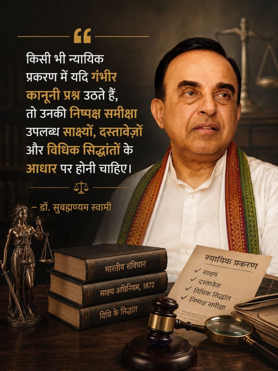 svk94109's tweet photo. @jagohindustani_ किसी भी न्यायिक प्रकरण में अंतिम सत्य का आधार निष्पक्ष जाँच, प्रमाण और कानून होता है। Intellectuals Say कि पूज्य बापूजी के मामले में भी उपलब्ध तथ्यों की पुनर्समीक्षा और स्वास्थ्य संबंधी मानवीय दृष्टिकोण पर गंभीर चर्चा होनी चाहिए। #VoiceForJustice https://t.co/ynl0zL4LwV