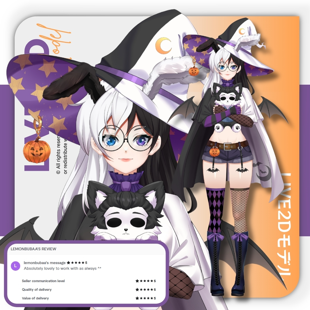 bigbullmonk's tweet photo. Again and again, thank you so much @Lemonbubs02 for commissioning another outfit with me hehe 🎃
Once again, we made something really cute, and this time with a little Halloween vibe too!
Do you guys have a special Halloween outfit for your VTuber too? ^^
#ENVtuber #ArtShare https://t.co/E7DSNo9xoC