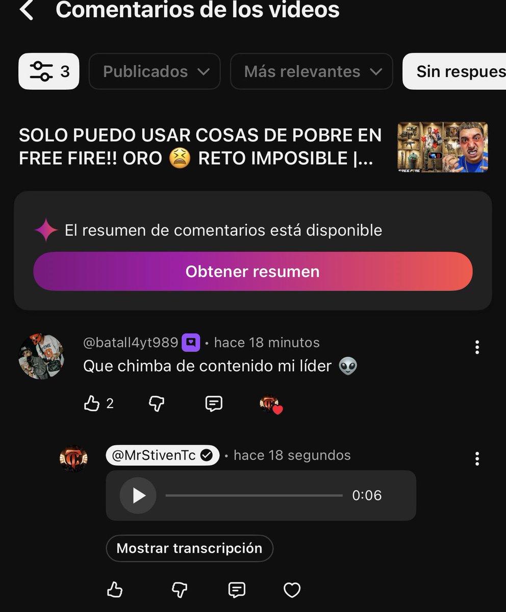 MrStivenTc1616's tweet photo. Jajaja que chimba YouTube, ya deja responder comentarios con audios… Voy a estar respondiendo comentarios de este video de forma graciosa 🤣

https://t.co/vvOqUFLQOA https://t.co/cJ7wyn4Arp