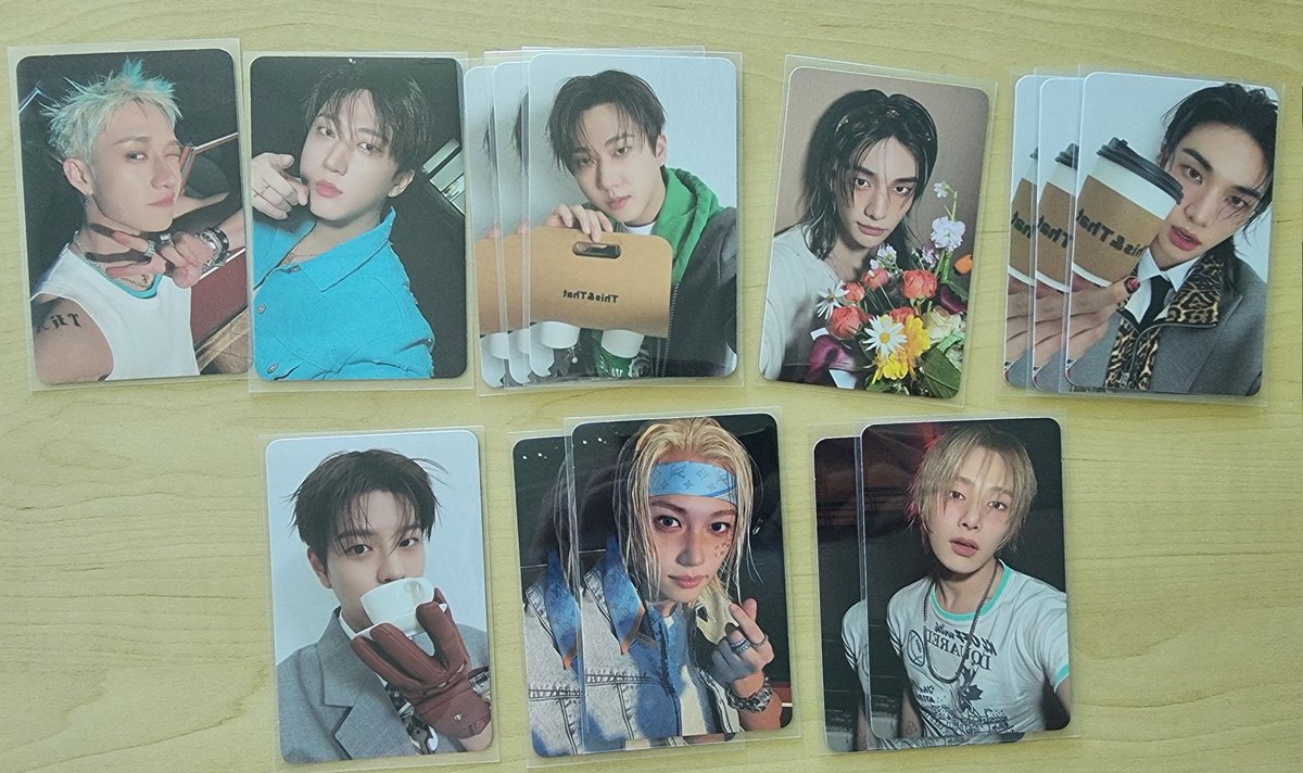 Salvia_o's tweet photo. 스키즈 디스앤댓 개인반 &amp;버전 앨범 포카 양도

방찬 창빈 현진 필릭스 승민 아이엔
일괄 1.4

반택 0.2
일택 0.4 https://t.co/iamHqzs2bE