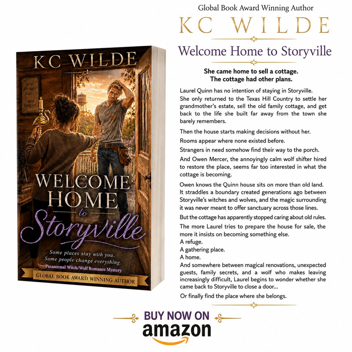 jenniferrb017's tweet photo. KC Wilde’s storytelling makes magical worlds feel wonderfully real. What a talented author! https://t.co/4SkMdbo1EF #FantasyBooks #bookstagram #paranormal #reader
@richellepublish https://t.co/icOeTpq64s
