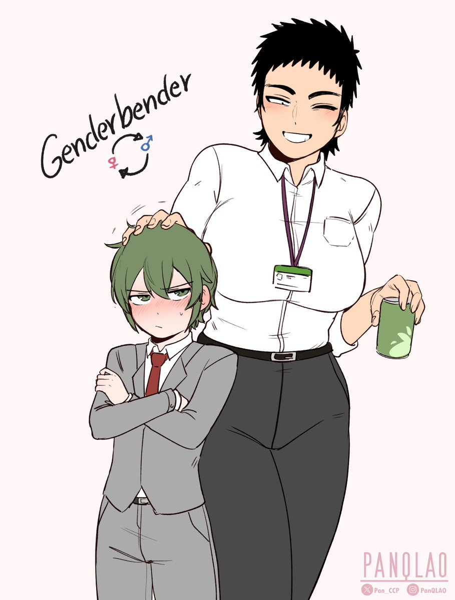 Pan_CCP's tweet photo. I have fun making alternative versions here are two more! ;3 💜💚

(You can make the penises smaller if you want, I made them big because I thought it was funny lol) https://t.co/m48LlPNAj6