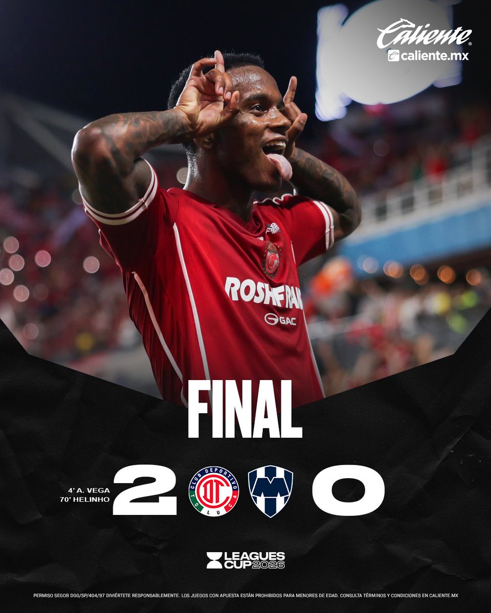 LigaBBVAMX's tweet photo. ¡El Diablo anda suelto y se llevó la @LeaguesCup 2026! 👹🏆
Felicidades al @TolucaFC por el campeonato. 👏
¡Regístrate ahora en @calientesports y comienza a apostar! 📲 Da clic aquí: https://t.co/v1Gmf5P6mI 🔥
#MásAcciónMásDiversión
#ElMarcadorFinal #FinalLC26 #LMXLC2026 | #TOL | #MTY