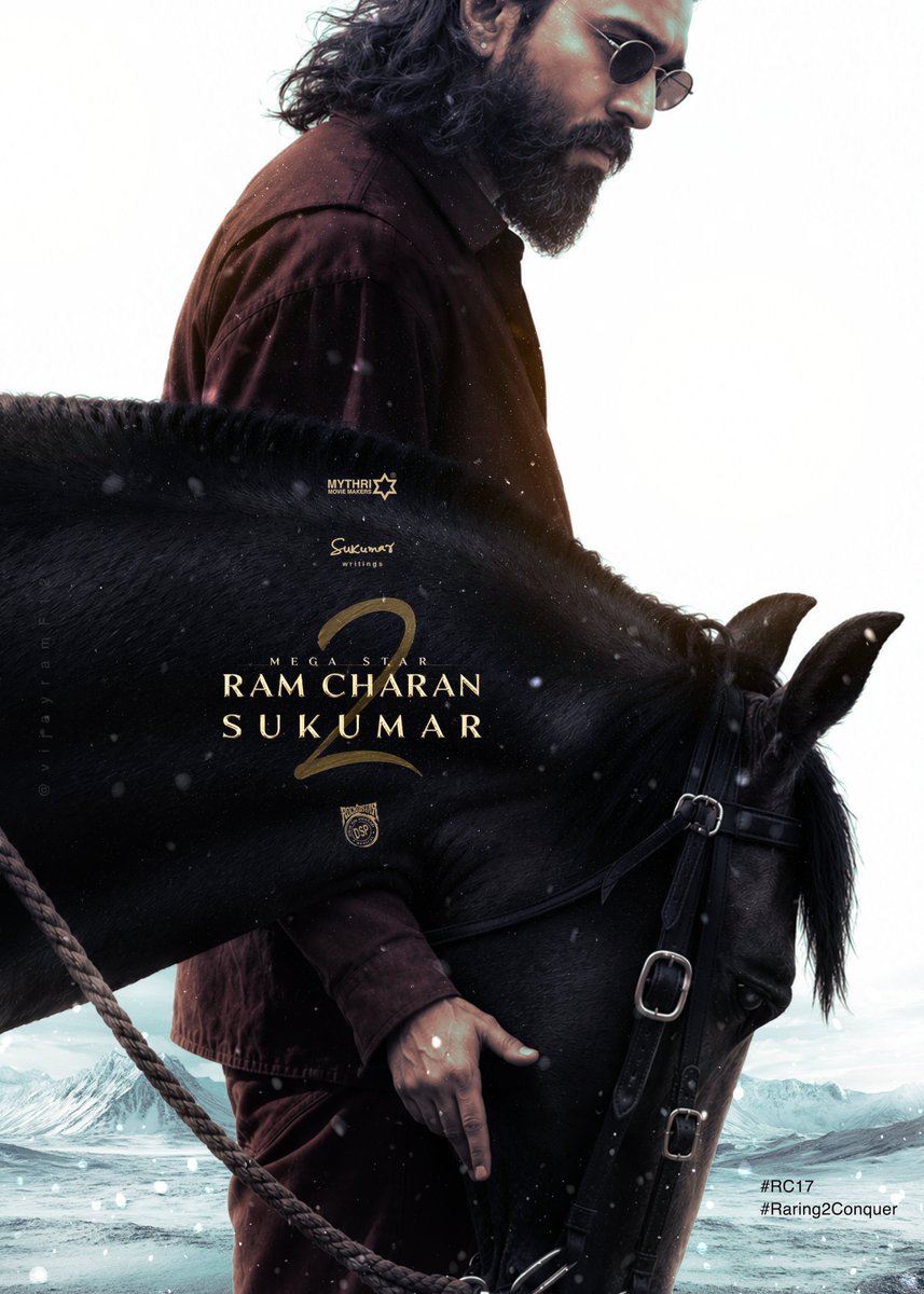 CineChitraalu's tweet photo. #RC17 – Final Draft Completed and Sealed!! 

Mega Power Star #RamCharan &amp; Director #Sukumar are set to meet in the coming days for the Final Narration.

#Raring2Conquer https://t.co/XEBhXGZ9sb