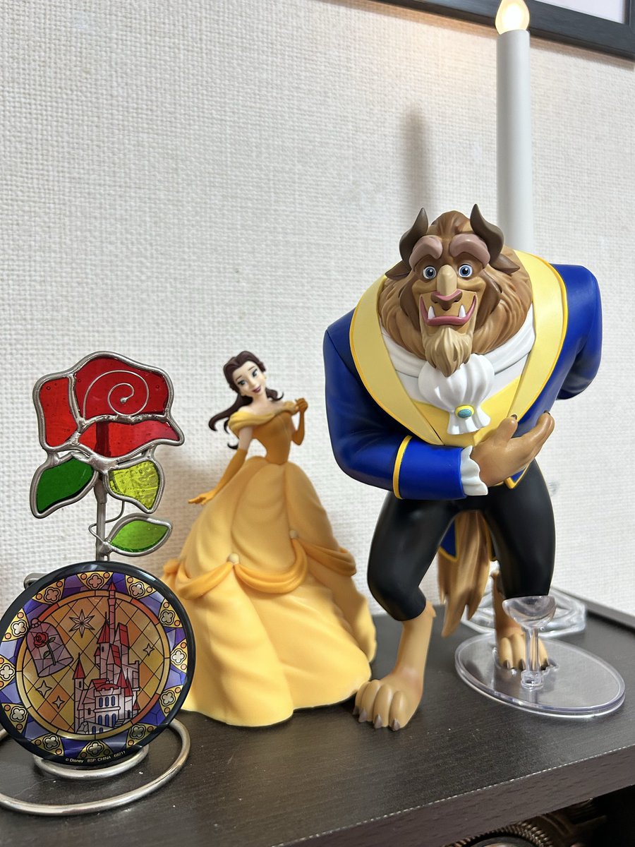 va78p6bma's tweet photo. 9／5発売ディズニープリンセス1番くじの野獣フィギュアが良すぎて嬉し涙♪ベルは違う時のフィギュア💦

 #1番くじ 
 #美女と野獣 https://t.co/xcLdzDgHgE