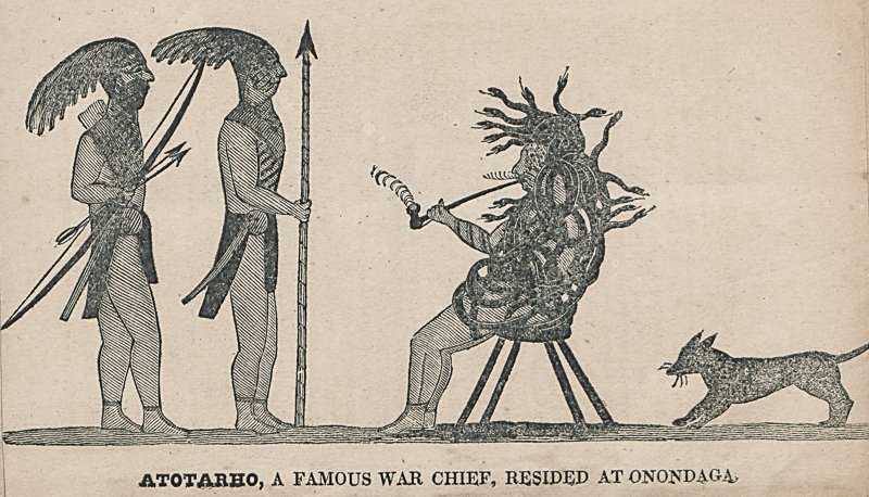 blackflagcrz's tweet photo. 北米森林地帯のタスカローラ族医師・芸術家のデビッド・キューシック(1780?~1840?)
著作『六部族古代史概説』は先住民族の口承伝承を研究し、古代人の住む上界と魑魅魍魎うごめく下界から神話は始まり、善悪二手の精霊や英雄を分かりやすい説明文といい感じのイラストにまとめている https://t.co/uxMAsf3MNU