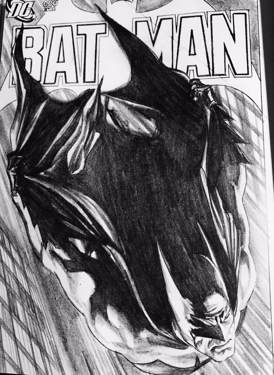 thealexrossart's tweet photo. #batman sketches https://t.co/1w4RbCF0Ru