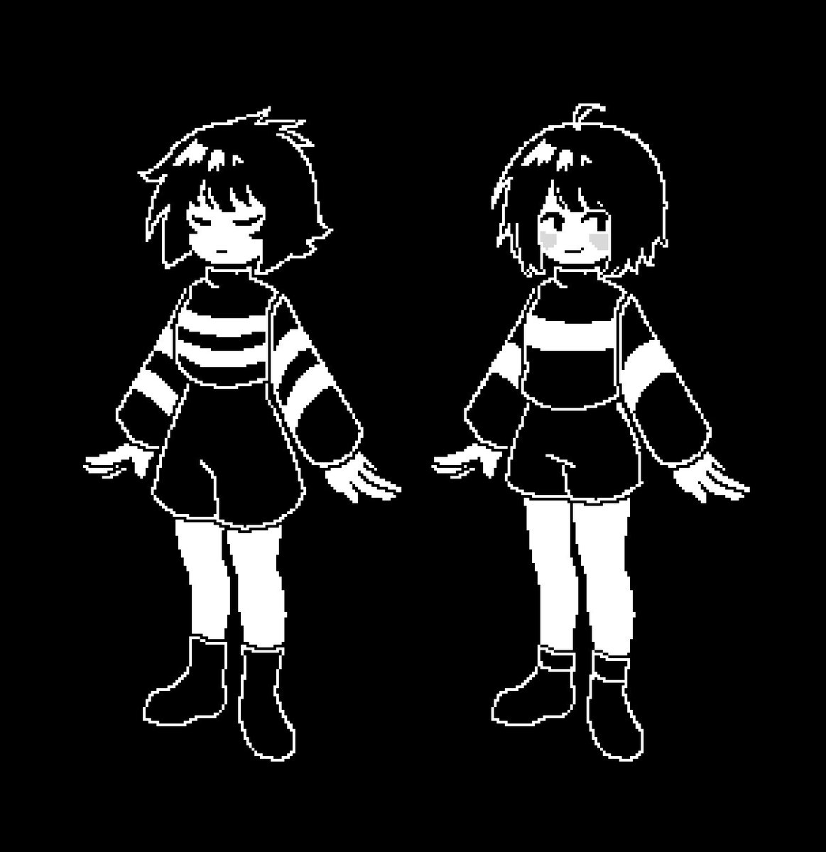 RioluTyan's tweet photo. #undertale #Frisk #Chara https://t.co/nZUd4uq2Yd