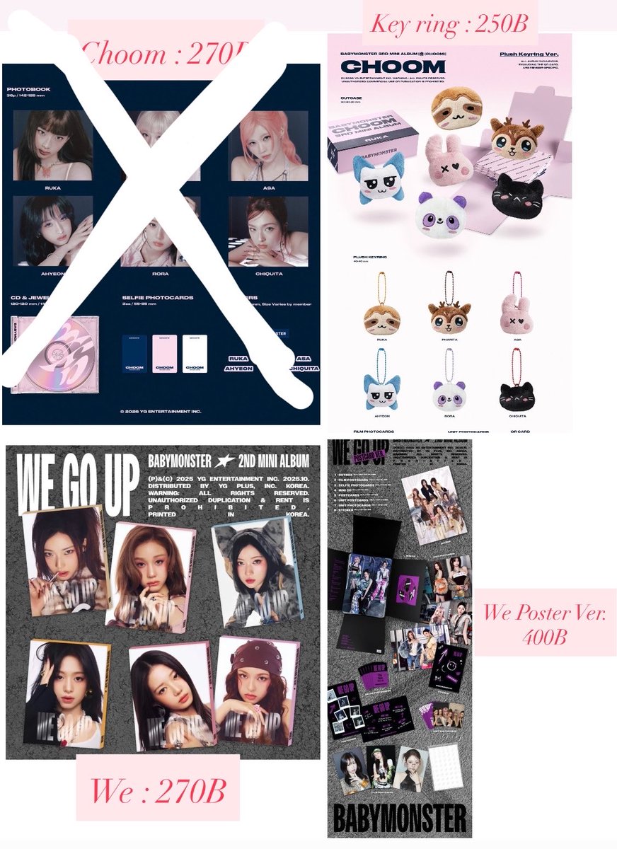 _yukiis's tweet photo. แจก!!! อยากแจกเอาฤกษ์เอาชัย
แจก We Go Up Postcard Ver. 1บั้ม
สุ่มจากRT คืนนี้เลย!! 🍀✨
ใครสนใจบั้มอื่น มาซื้อได้นะ พร้อมส่ง 🫶
#ตลาดนัดเบม่อน #ตลาดนัดbabymonster https://t.co/aHJ7Lq43wA