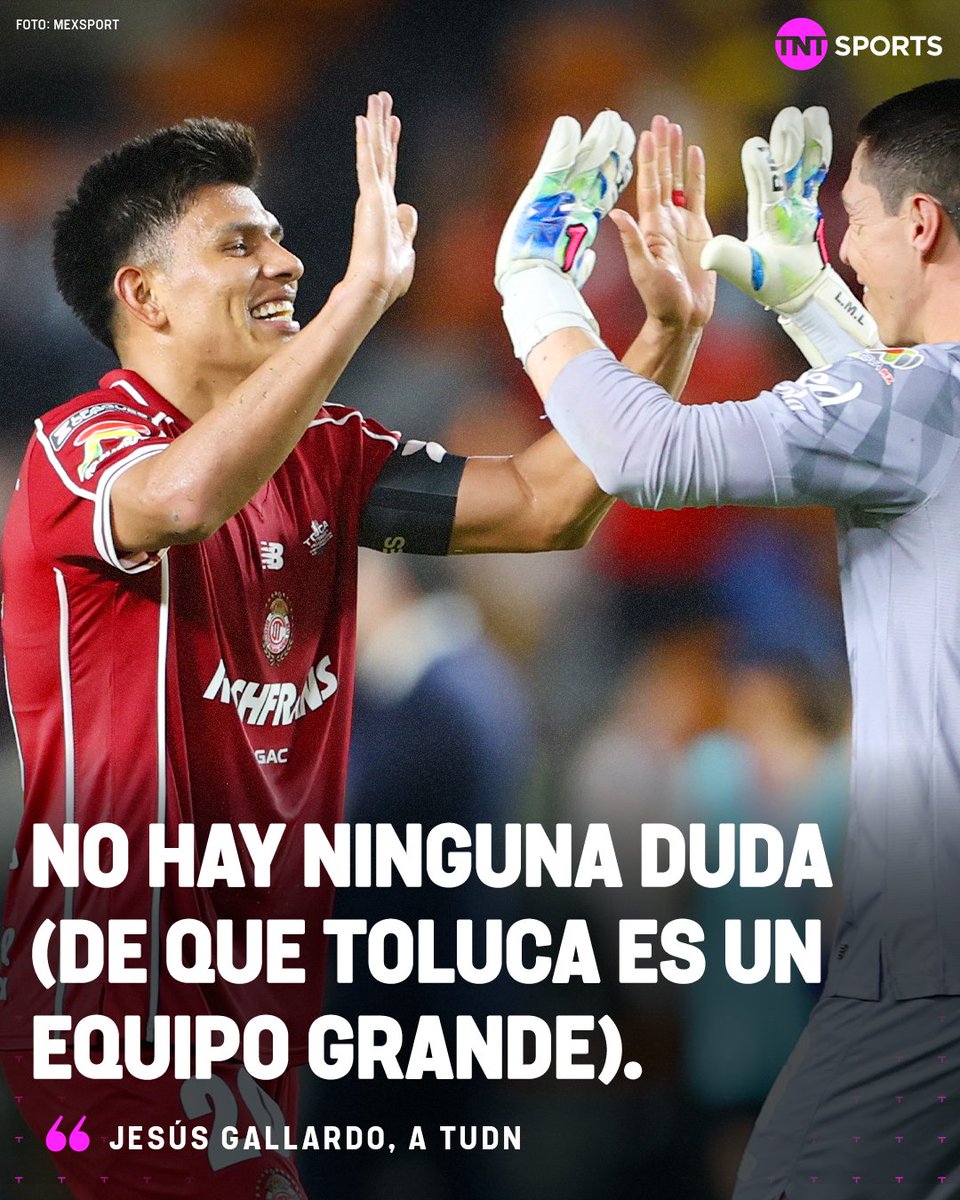 tntsportsmex's tweet photo. Toluca es GRANDE y para Gallardo no hay duda alguna. ⬆️ 🗣️ https://t.co/73hIMBw5WL