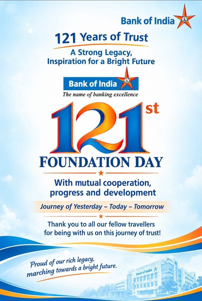 theparmanyu's tweet photo. Founder of SWIFT in India | Pioneer of Health Code System | First ATM among nationalised banks — 121 years of firsts! #BOI4NationSince1906 #FBOIOA https://t.co/UDi204EMcr