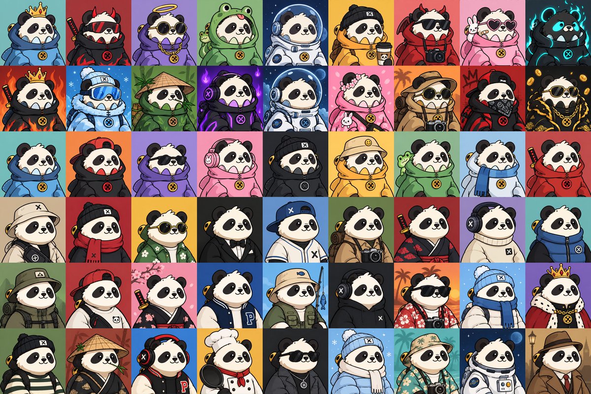 bamboonsol's tweet photo. 1111 BAMBOONS ARE COMING. 🐼🎋

Born to chill.
Raised on bamboo.
Built for @solana 

1111 unique Bamboons,
each with their own look,
their own personality,
their own story.

🌿 Like
🎋 Repost
🐼 Drop your wallet for GTD https://t.co/gyXWyHJG9S