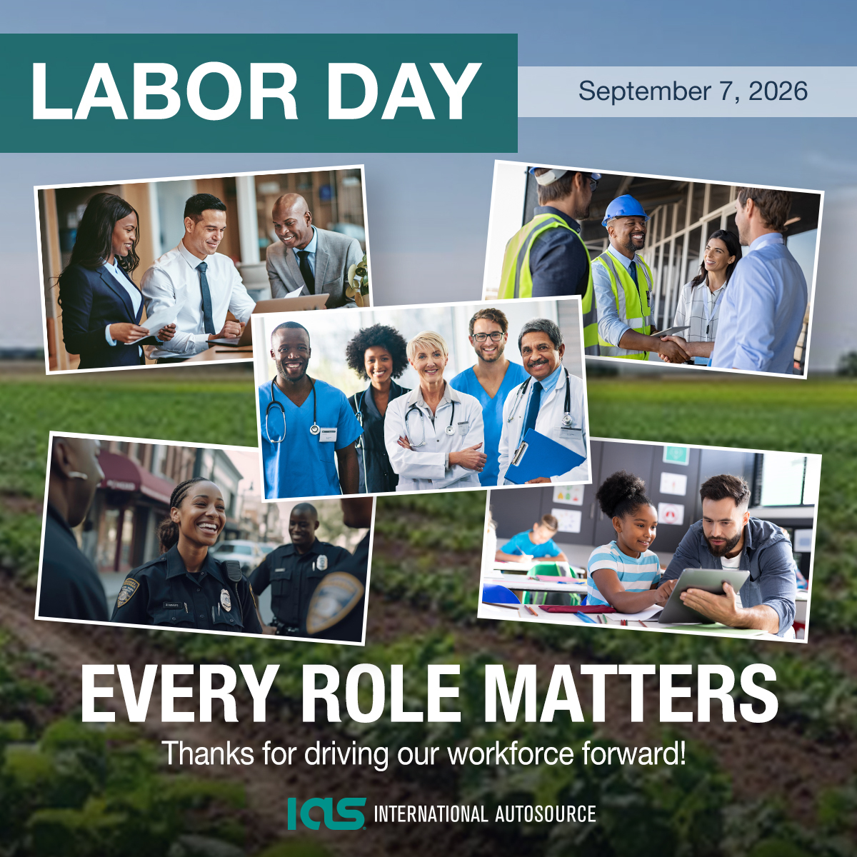 IntlAutoSource's tweet photo. For many, Labor Day is a long weekend. For others, it’s another day on the job.

Whether it’s your first Labor Day in the U.S. or one of many, we’re glad you’re here and grateful for all you bring to the places you call home.

From IAS, Happy Labor Day!

#laborday #expat #IAS https://t.co/amm5gZLJgM