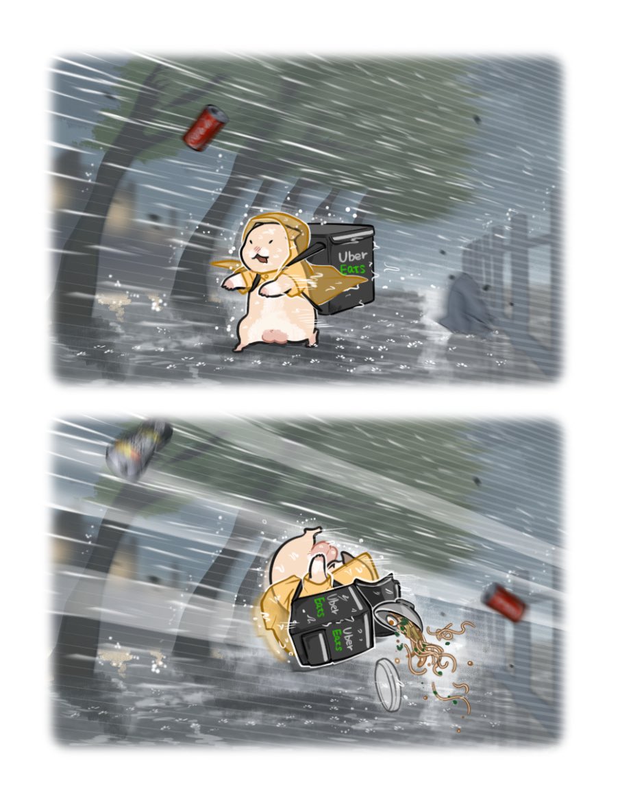 hamusapi_pi's tweet photo. 雨凄いし、今日はウーバーにしよっか https://t.co/VsEHDYYvM4